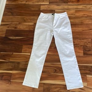 Talbots white jeans size 10